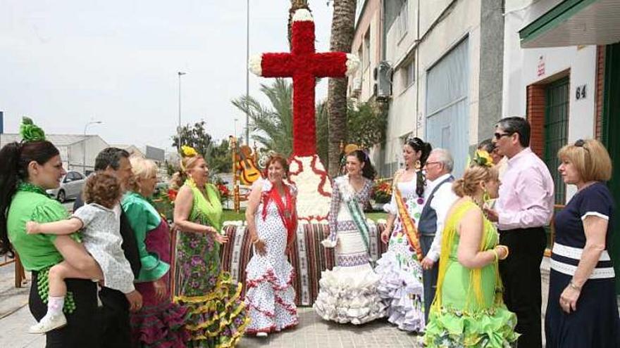 Los andaluces celebraron ayer las Cruces de Mayo.