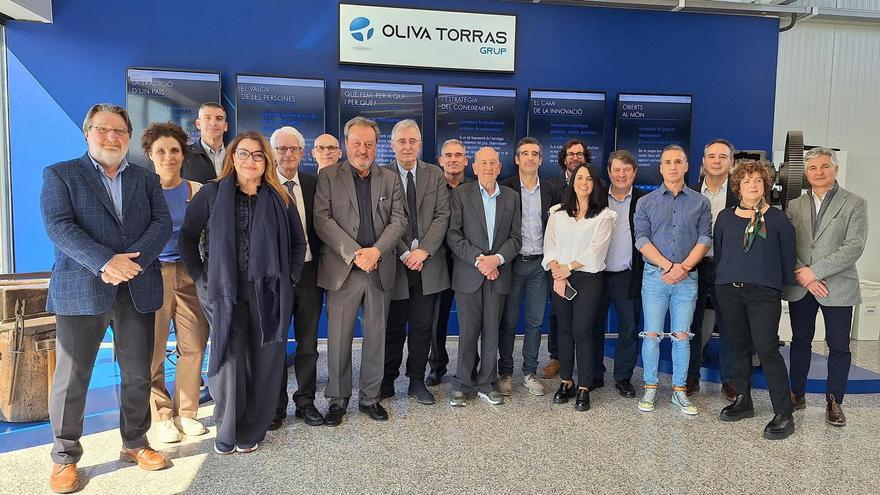L’empresa Oliva Torras rep la junta directiva de Mútua Intercomarcal