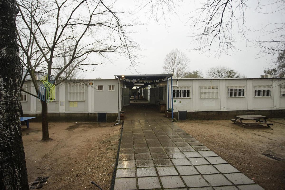 Les imatges de Jéssica Albiach a l'institut Salvador Sunyer de Salt