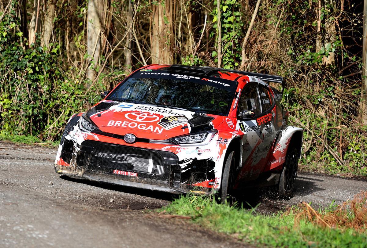 Tramo de Betanzos - Coiròs del 30 Rally de A Coruña .