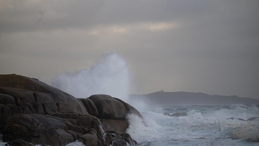 Las primeras horas de temporal dejan vientos de hasta 136 kilómetros por hora en Galicia