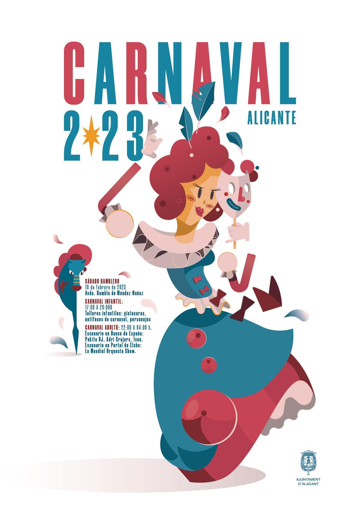 Cartel del Carnaval de Alicante 2023