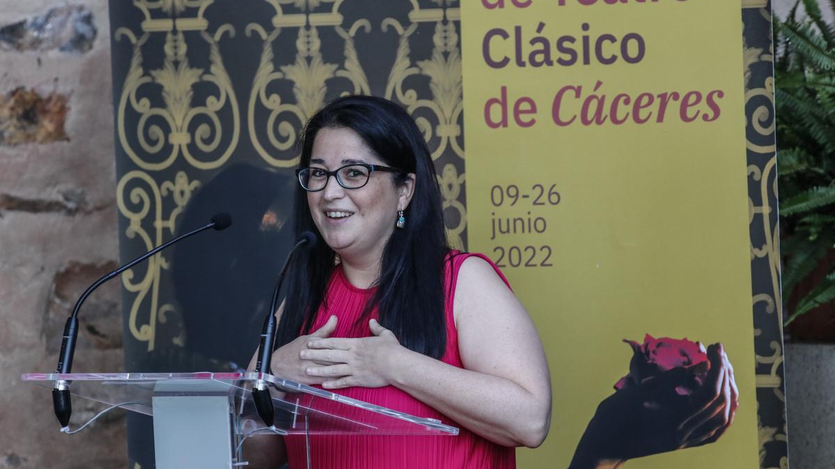 Ana 'Nuqui' Fernández, la actriz de 'Menina', una de las obras coproducidas por el festival de teatro clásico.