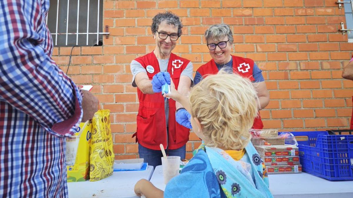 Labores del voluntariado en los incendios del pasado verano.