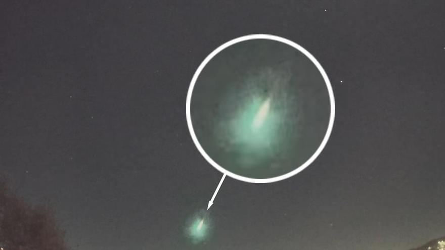 Captan un «gran meteoro» en el norte de Portugal