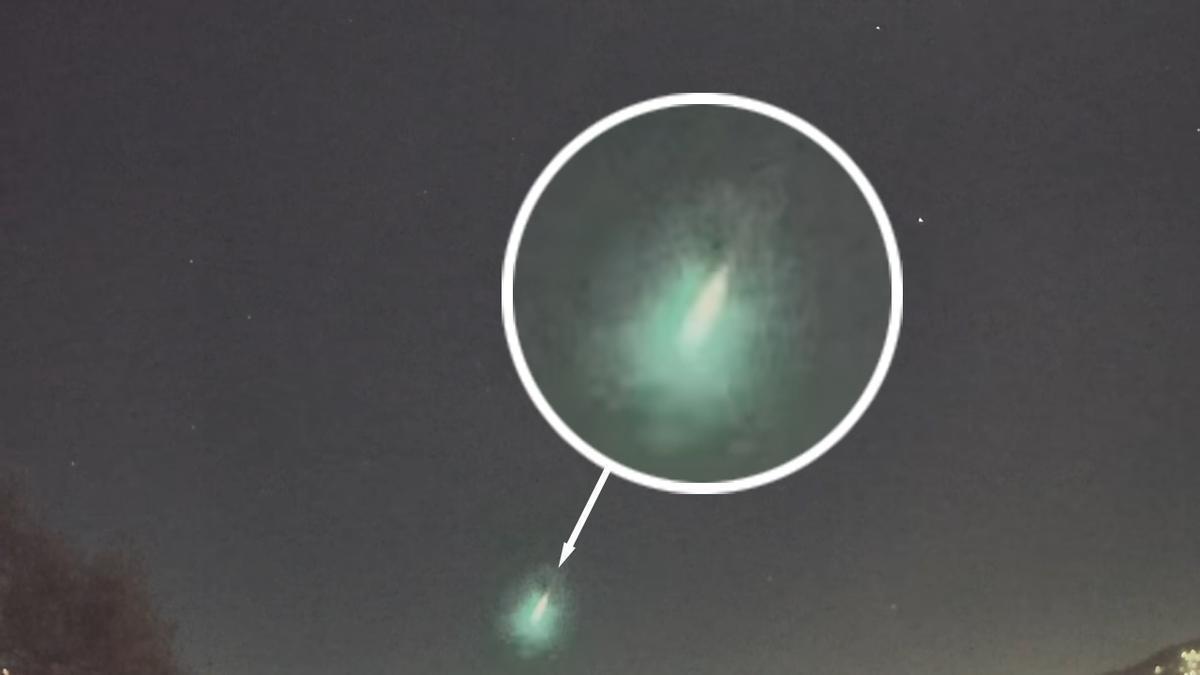 El meteoro fue filmado por el Observatorio de la Casa da Ciência de Braga.