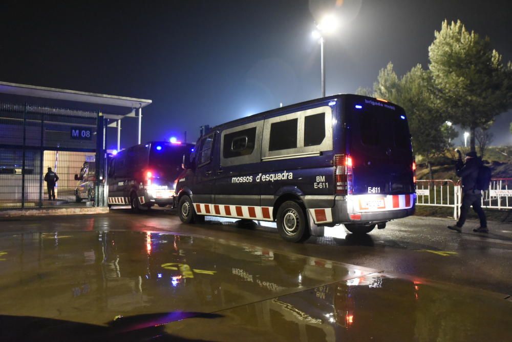 Trasllat dels presos de Lledoners cap a Madrid