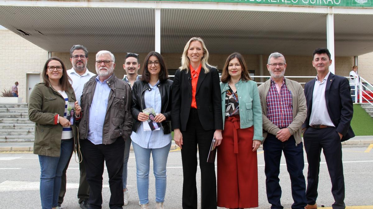 María José Ros ha visitado este miércoles el hospital de Cieza.