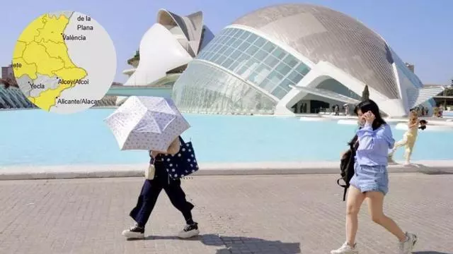La Comunitat Valenciana afronta otro aviso amarillo por calor hasta 38 grados y noches tropicales