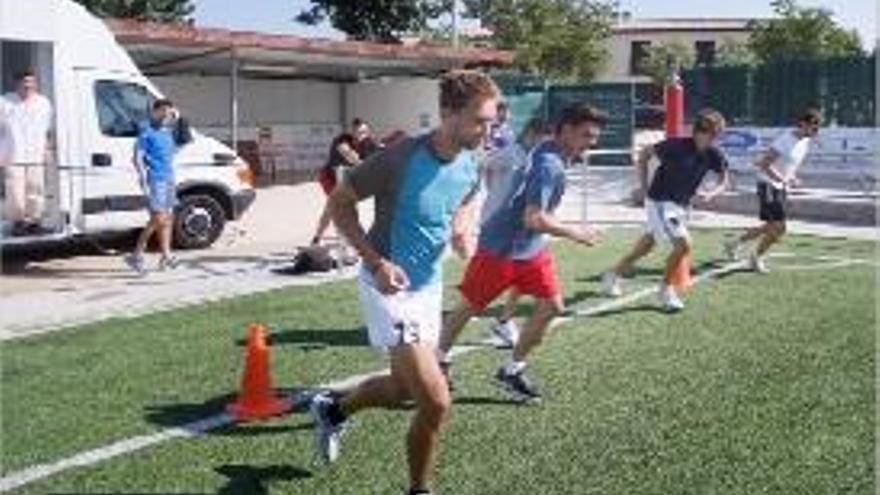 El Llagostera va començar els entrenaments la setmana passada.