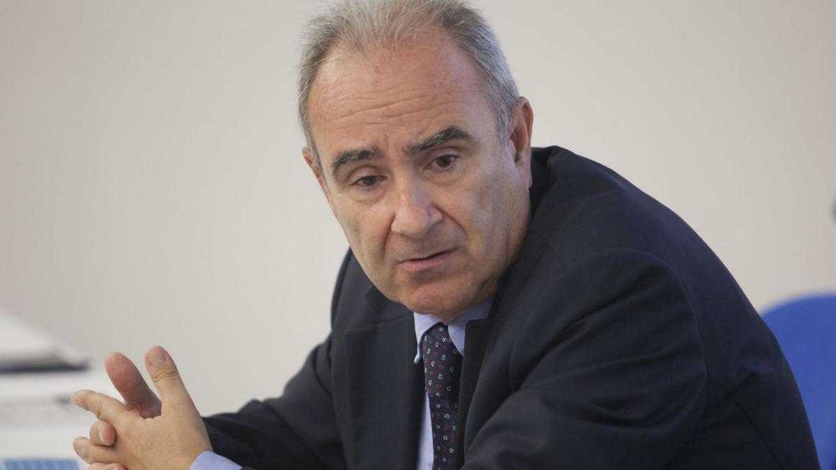 El director general del Agua, Teodoro Estrela. | F. BUSTAMANTE