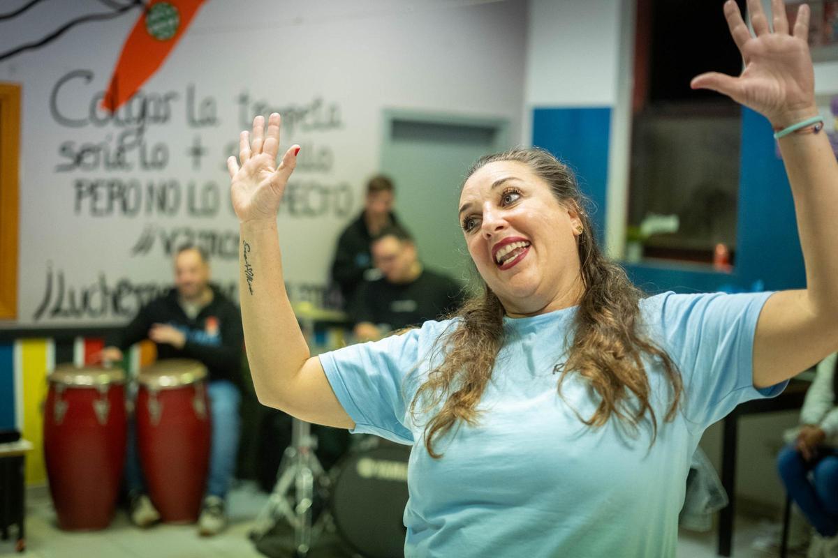 Sary Martín, directora y presidenta de la novel murga Indomables.