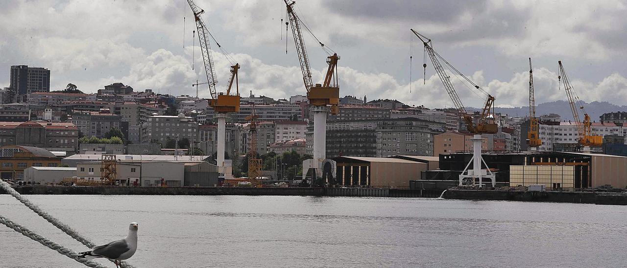 Panorámica de las instalaciones de Barreras, sin actividad