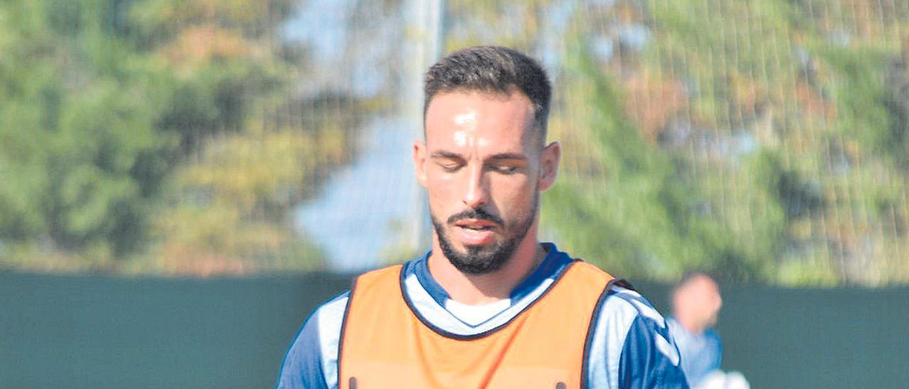 Yeremy Socorro, durante la concentración en Pinatar Arena.