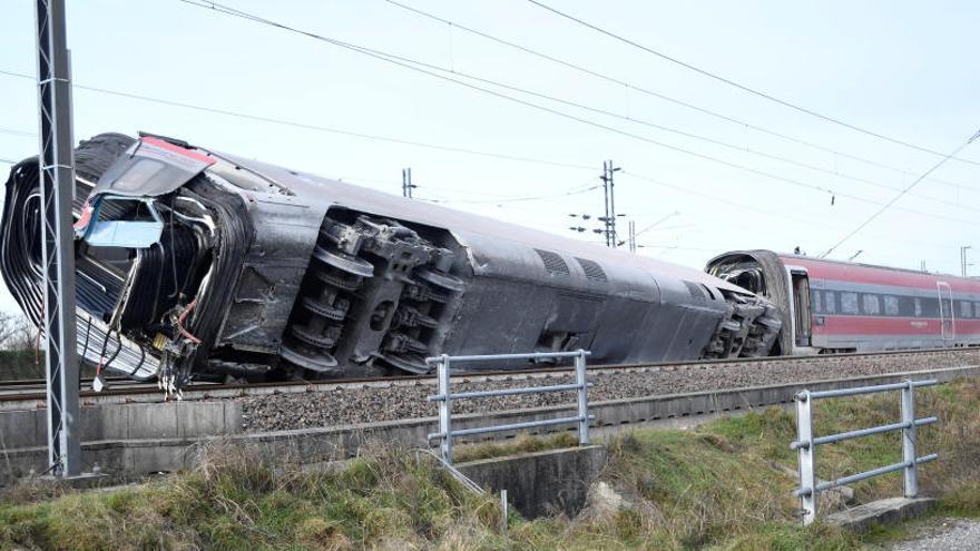 El tren descarrilat