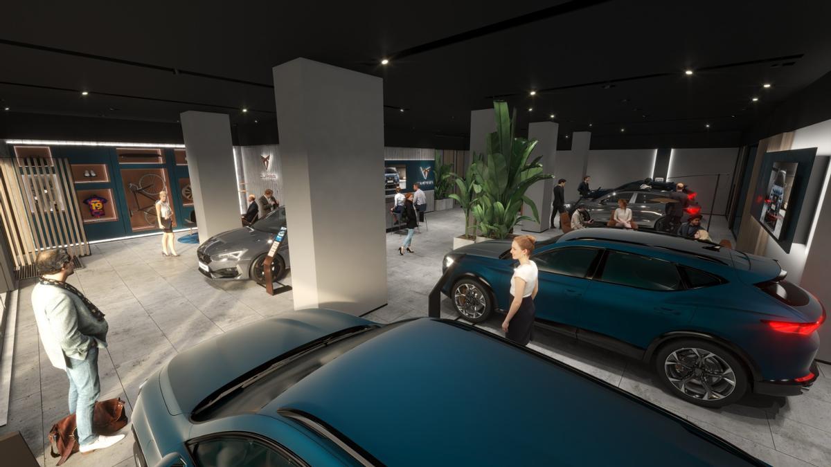 La nueva CUPRA City Garage estará ubicada en el número 9 de la Avenida del Puerto de València.