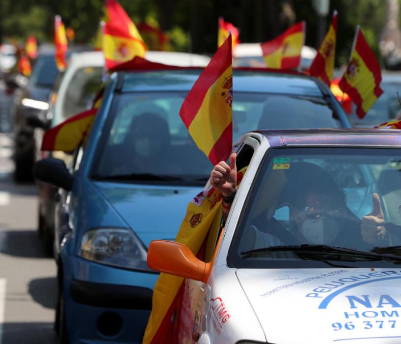 Manifestación contra el Gobierno convocada por Vox en Valencia