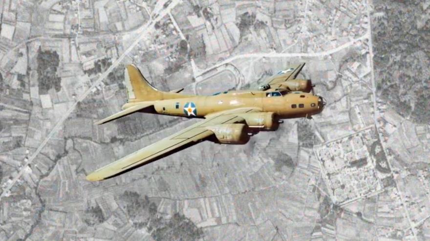 El Vigo de la postguerra retratado por un avión militar