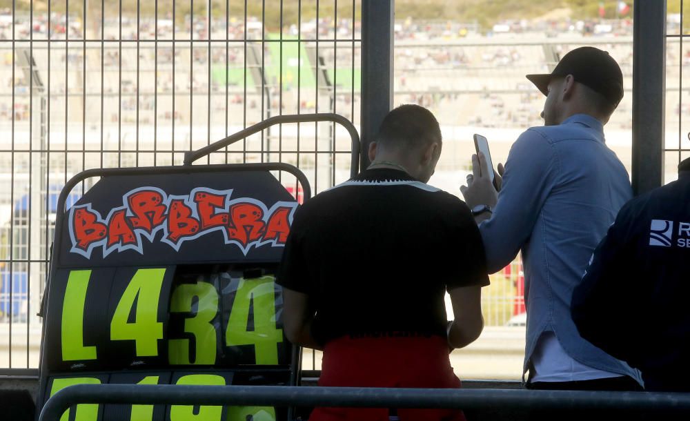 Neto y Pereira, en el box de Barberá