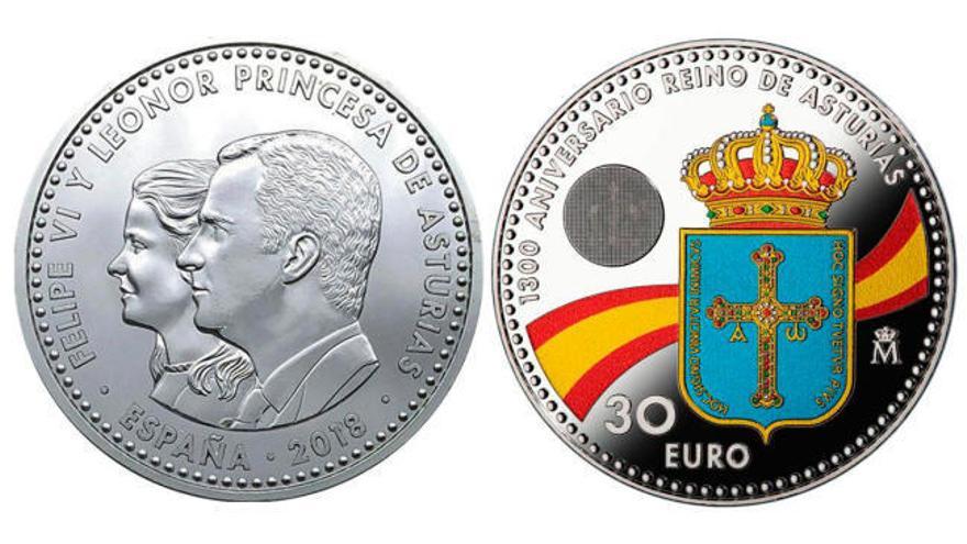 Así es la moneda con la polémica imagen de la Princesa Leonor