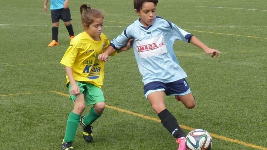 Daniela Gómez, durante un encuentro.