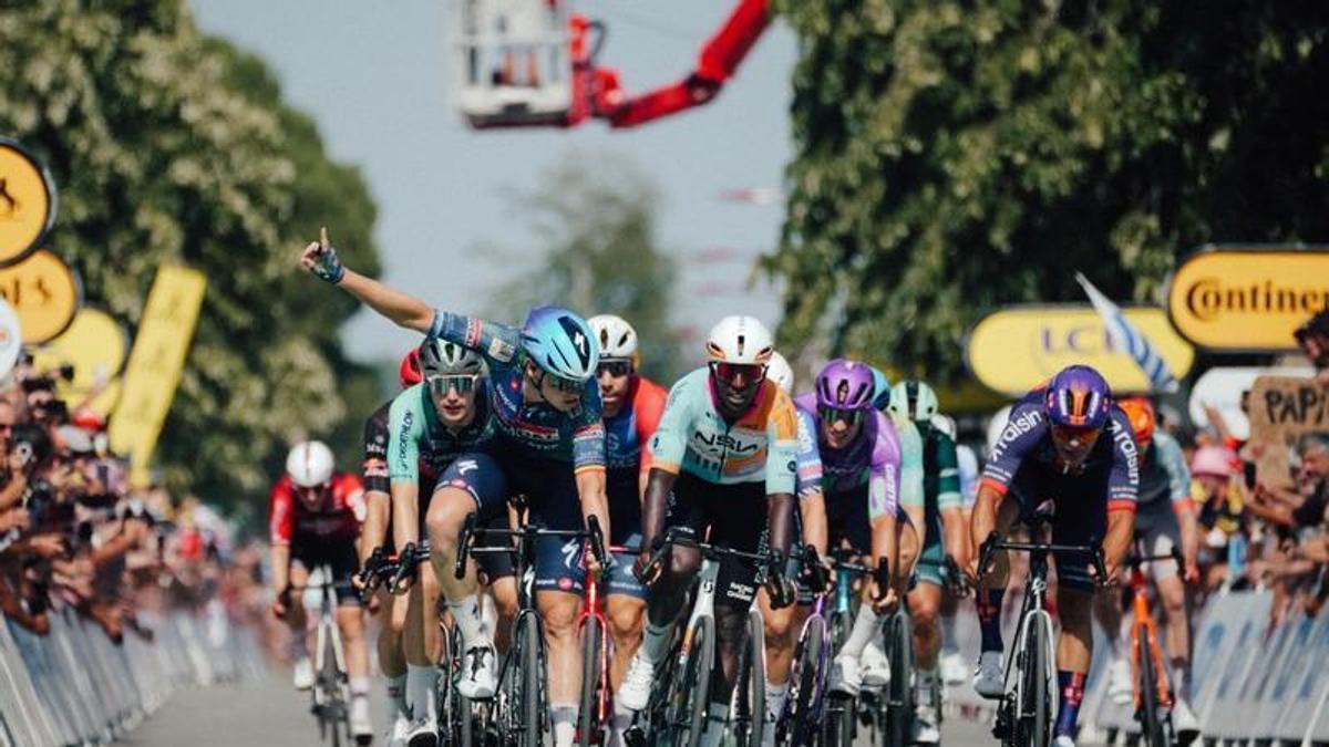 Merlier logra en el Tour una victoria de narices en Bergerac