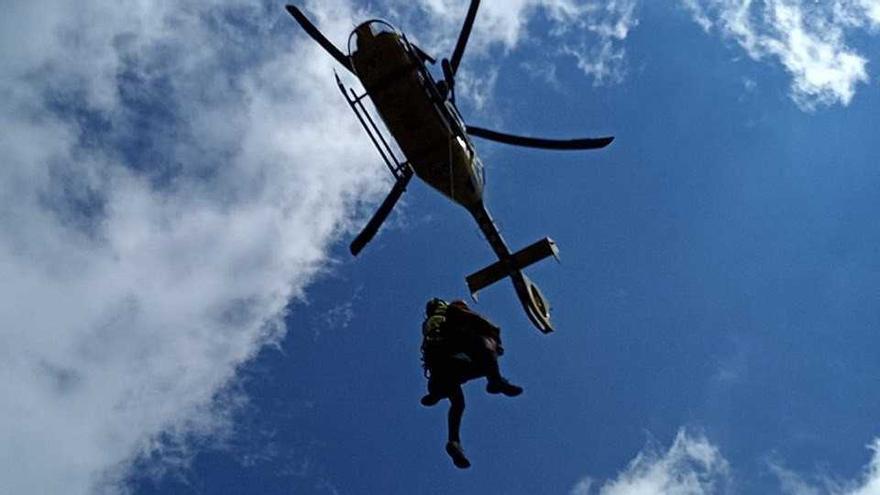 Rescaten una excursionista amb una ferida al cap mentre feia el camí vell de Núria