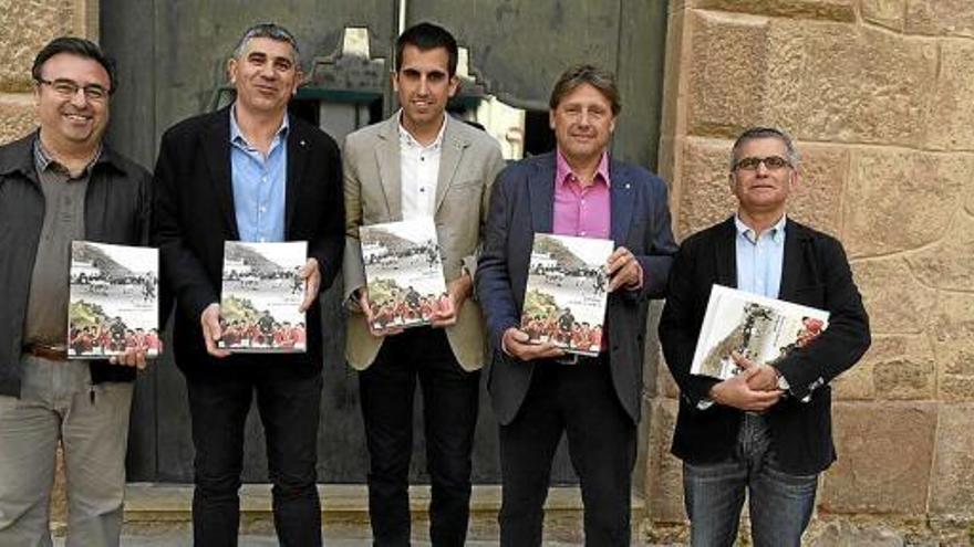 D&#039;esquerra a dreta, Joan Company, Joan Tomàs, Ferran Estruch, Esteve Olivella i Andreu Galera