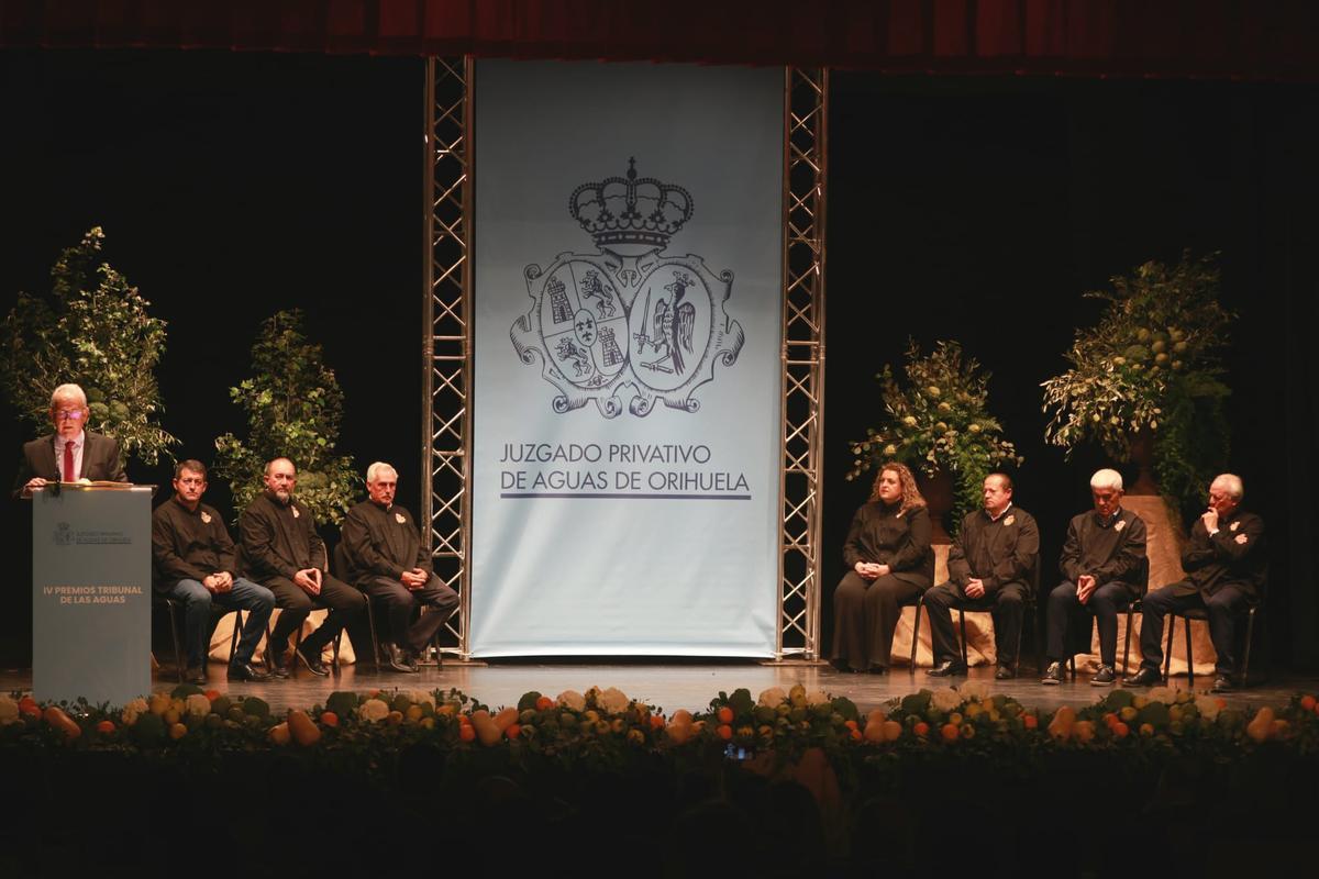 Así ha sido la cuarta edición de los premios del Tribunal de las Aguas de Orihuela