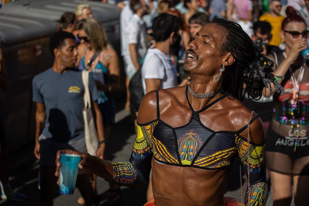 Manifestación del Día del Orgullo en Barcelona.