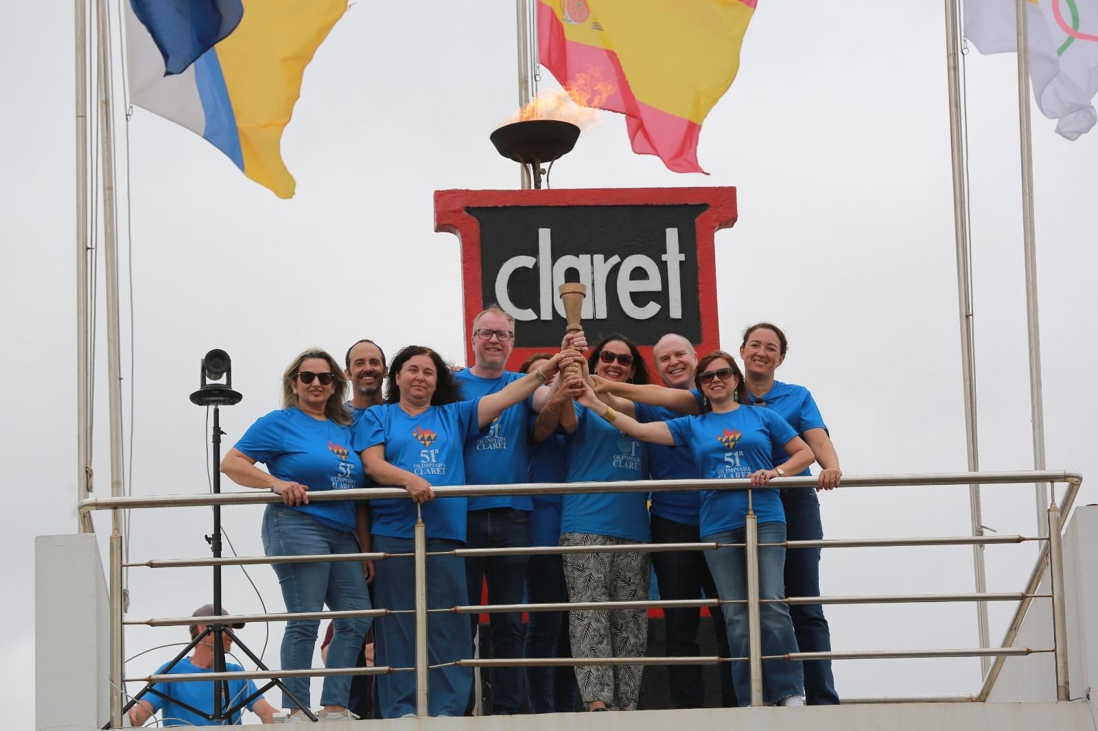 Acto inaugural de la LI Olimpiada del Colegio Claret
