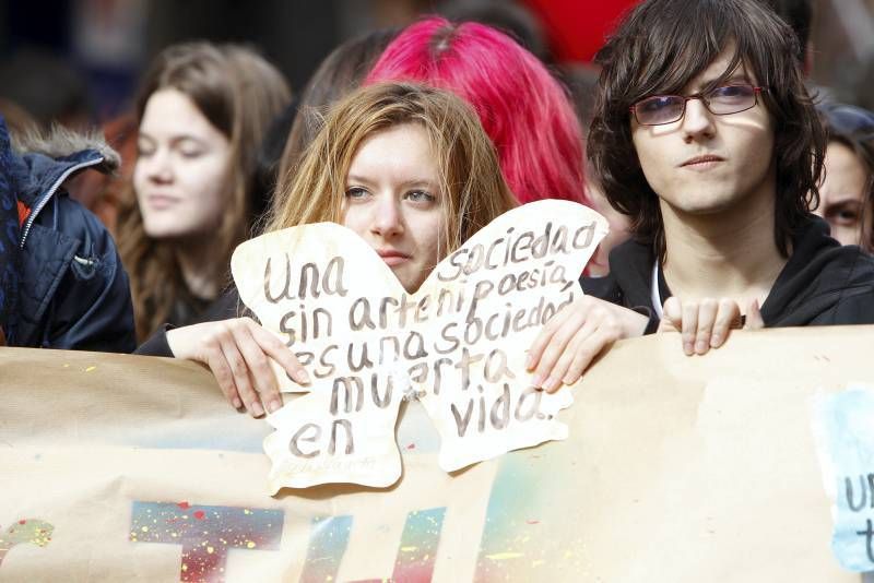 Manifestación estudiantes en contra del 3+2