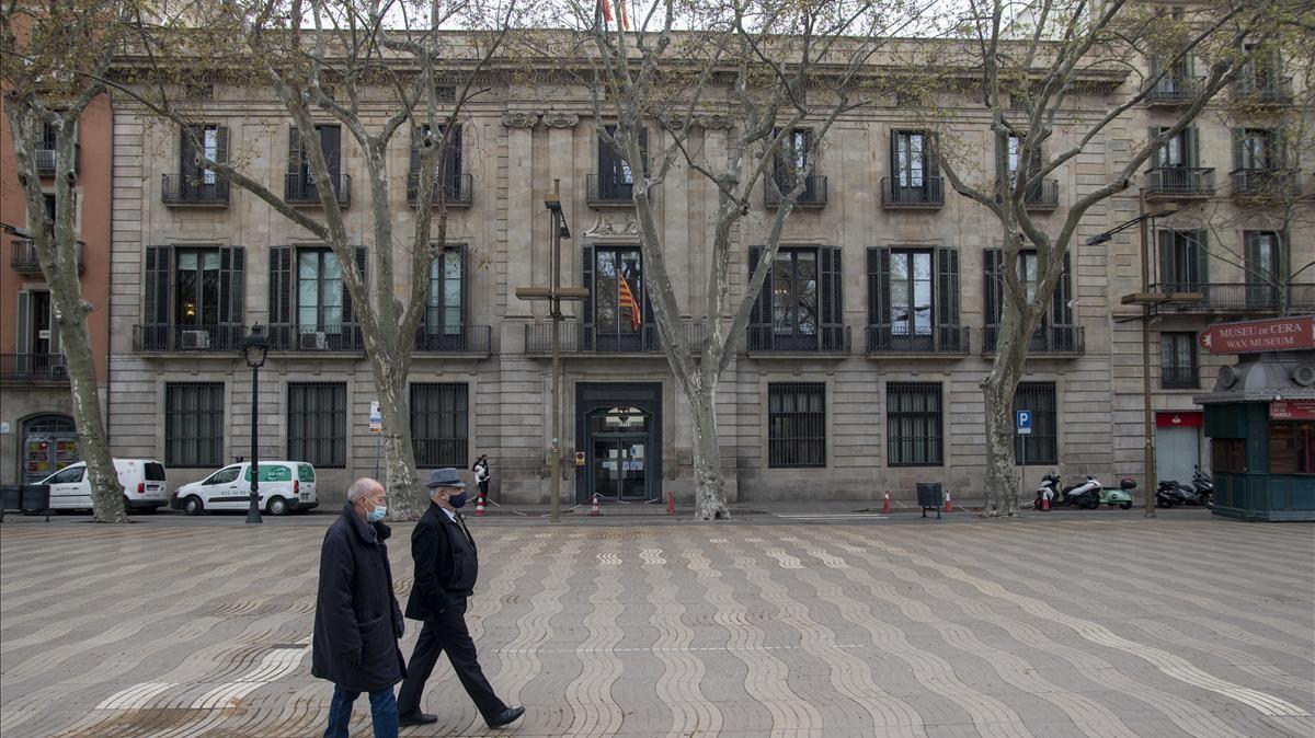Palau Marc, residencia de Tomàs Ribalta, negrero en Cuba y, en Barcelona, prototípico rentista inmobiliario.