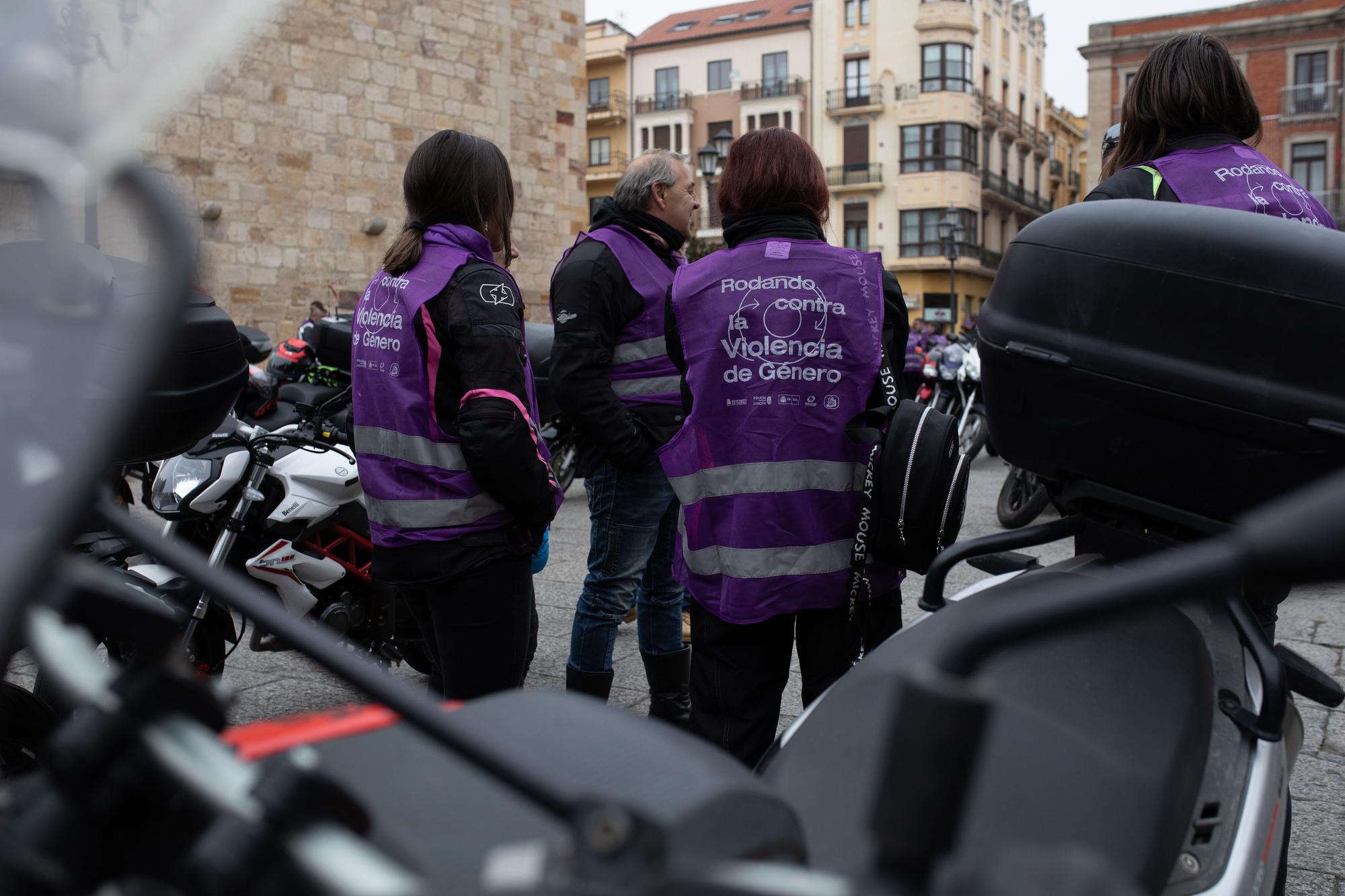 Ruta motera contra la violencia de género en Zamora por el 25N