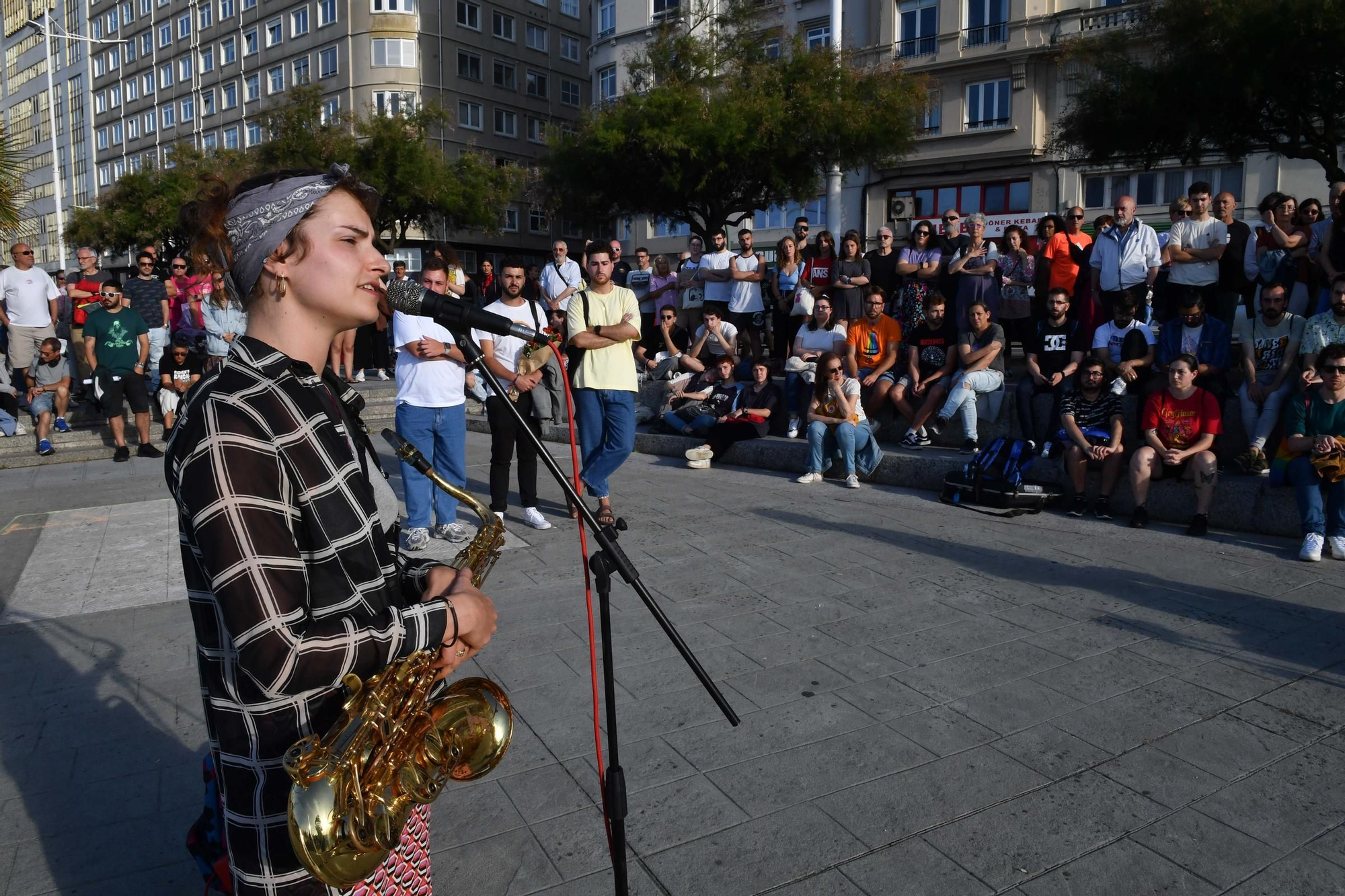 Homenaje en A Coruña a Samuel Luiz dos años después del crimen: "No podemos olvidar lo que pasó"