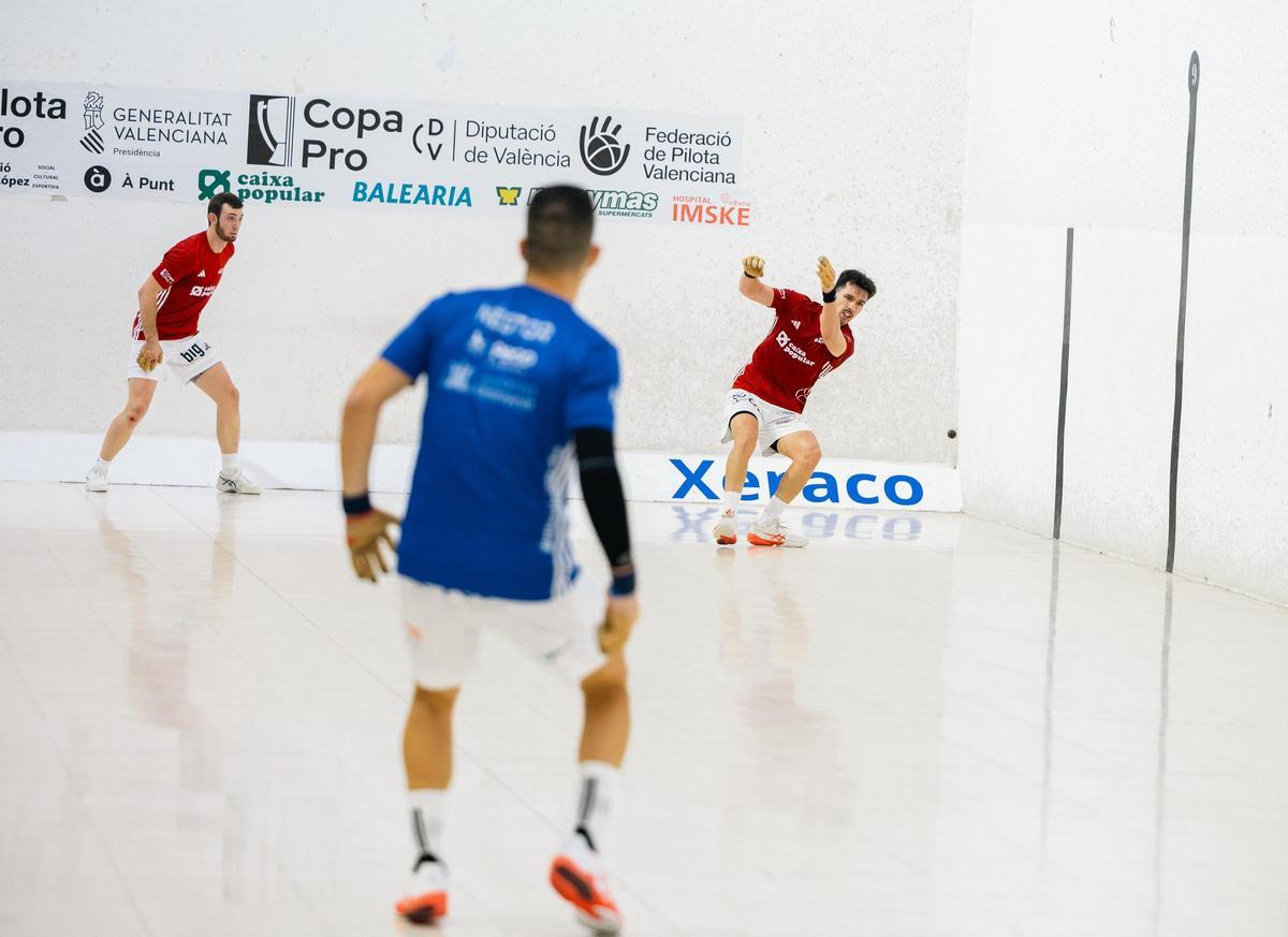 Montaner i Seve en la final de Copa Caixa Popular.