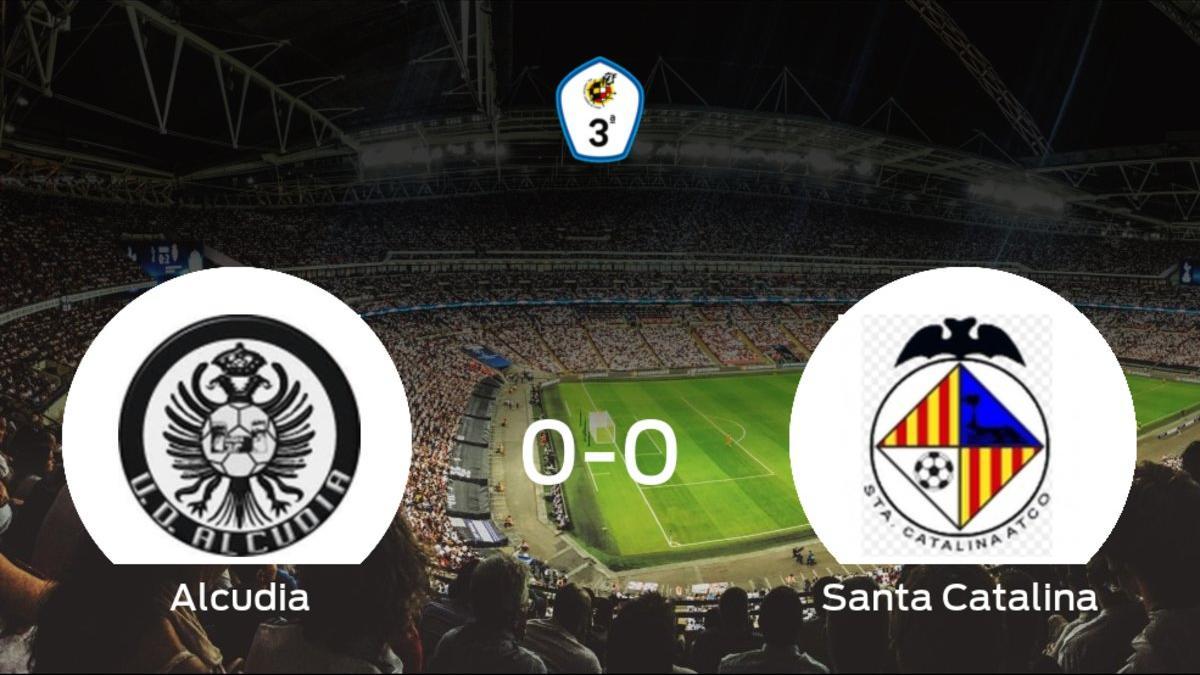 El Alcudia y el Santa Catalina Atlético firman un empate sin goles (0-0)