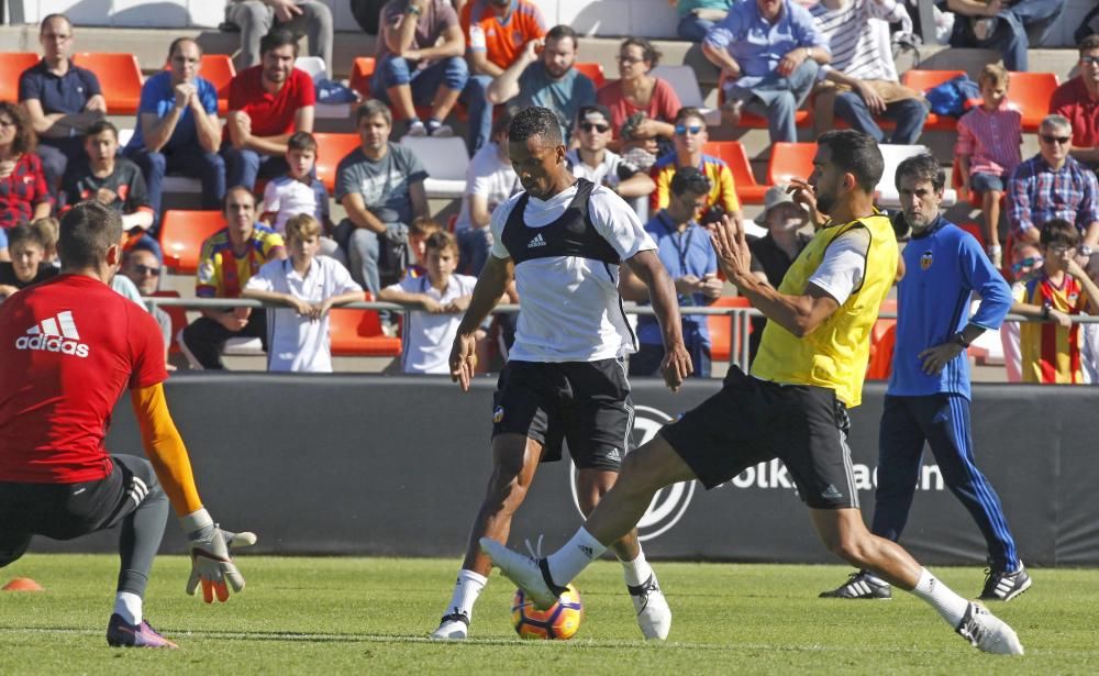 Espectacular entrenamiento del Valencia CF