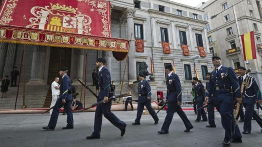 Honores militares para Felipe VI