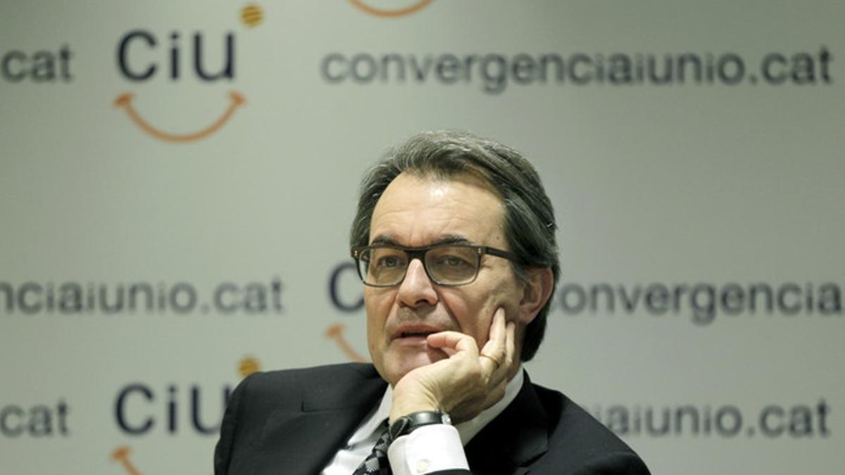 El presidente de la Generalitat, Artur Mas, el pasado lunes.