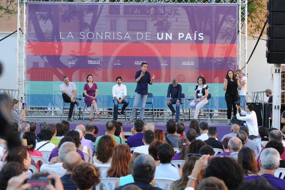 Mitin de Íñigo Errejón en Murcia