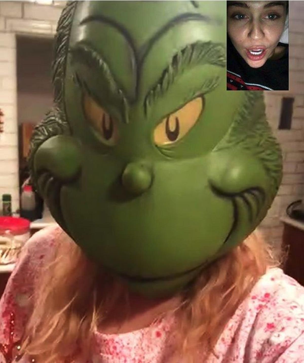 Navidad 2015: Miley Cyrus y el Grinch