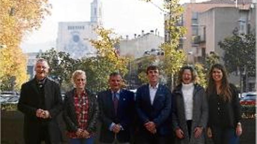 Els candidats al Senat, el Congrés i el diputat al Parlament, ahir.