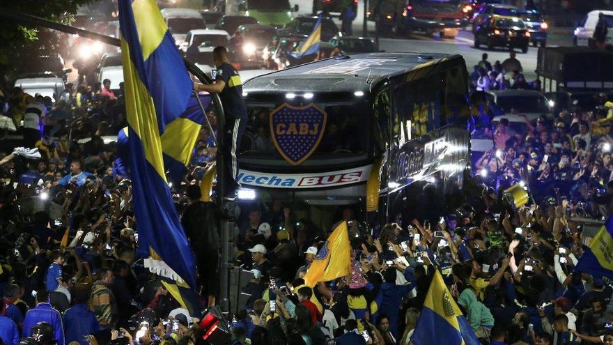 Así fue la despedida de Boca Juniors antes de partir a Madrid