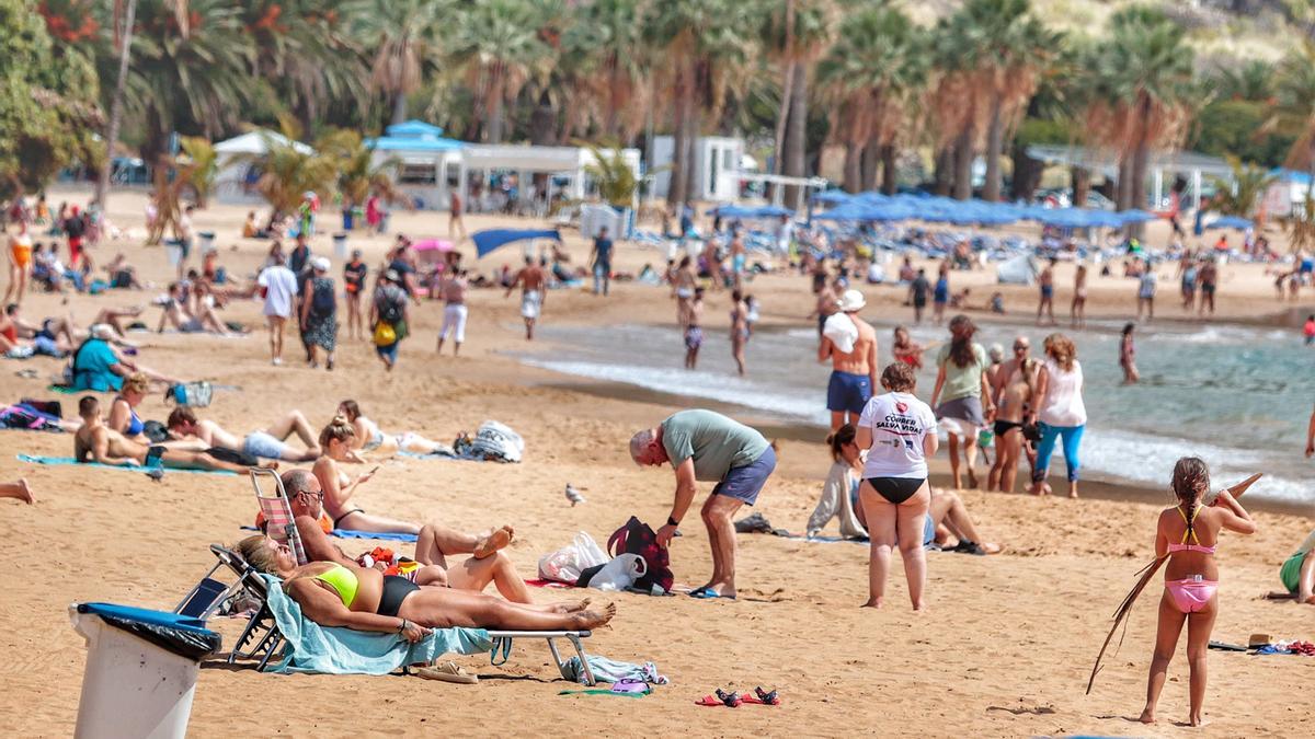 Playa de Las Teresitas, en Santa Cruz de Tenerife.