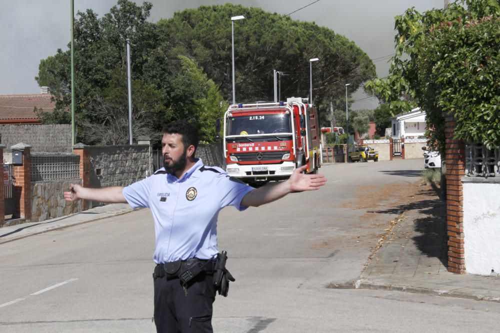 Incendi a Santa Coloma de Farners