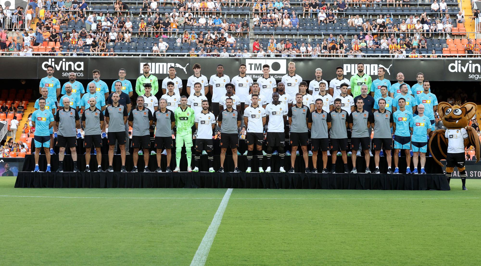 Presentación del valencia club de fútbol