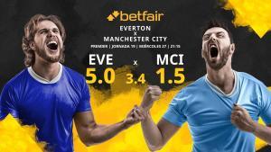 Everton FC vs. Manchester City FC: horario, TV, estadísticas, clasificación y pronósticos