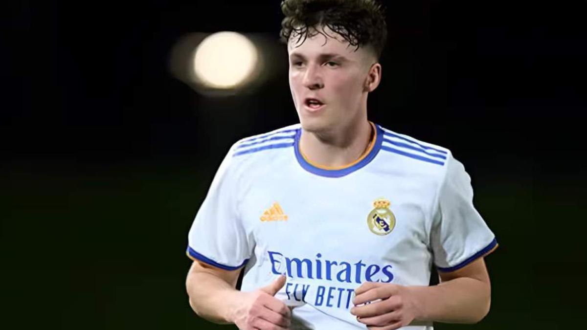 Álex Jiménez, en su etapa en el Real Madrid