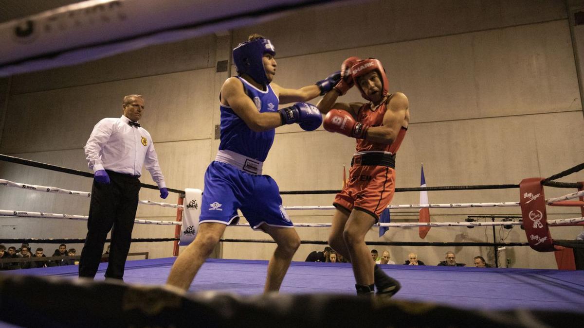 Lluita Campionat de boxa olímpic al recinte firal de Figueres | EDUARD MARTÍ